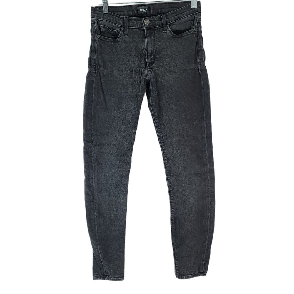 Hudson Krista Super Skinny Jeans Women's Size‎ 27 Charcoal Wash Black